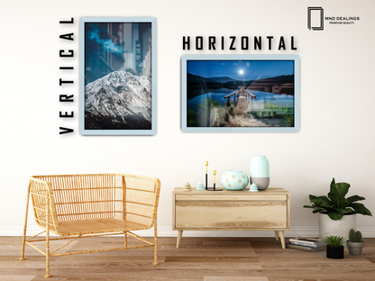 ( 60 x 80 CM ) / 32x 24 Inch  |  Picture Frames - MDF
 -  [ Light Grey ]