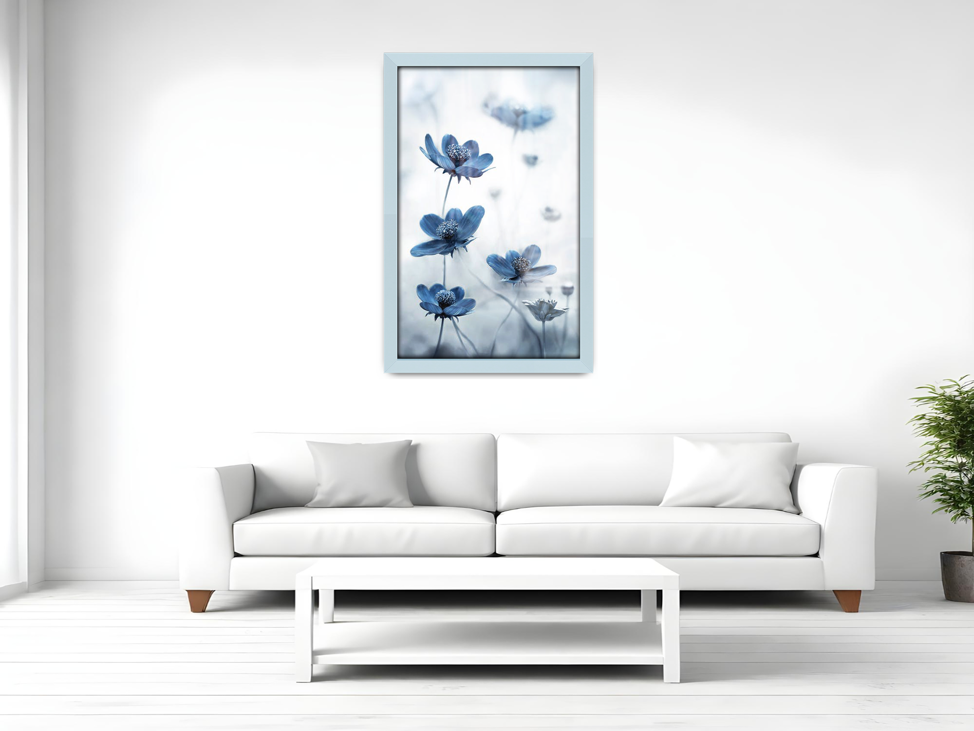 ( 60 x 80 CM ) / 32x 24 Inch  |  Picture Frames - MDF
 -  [ Light Grey ]
