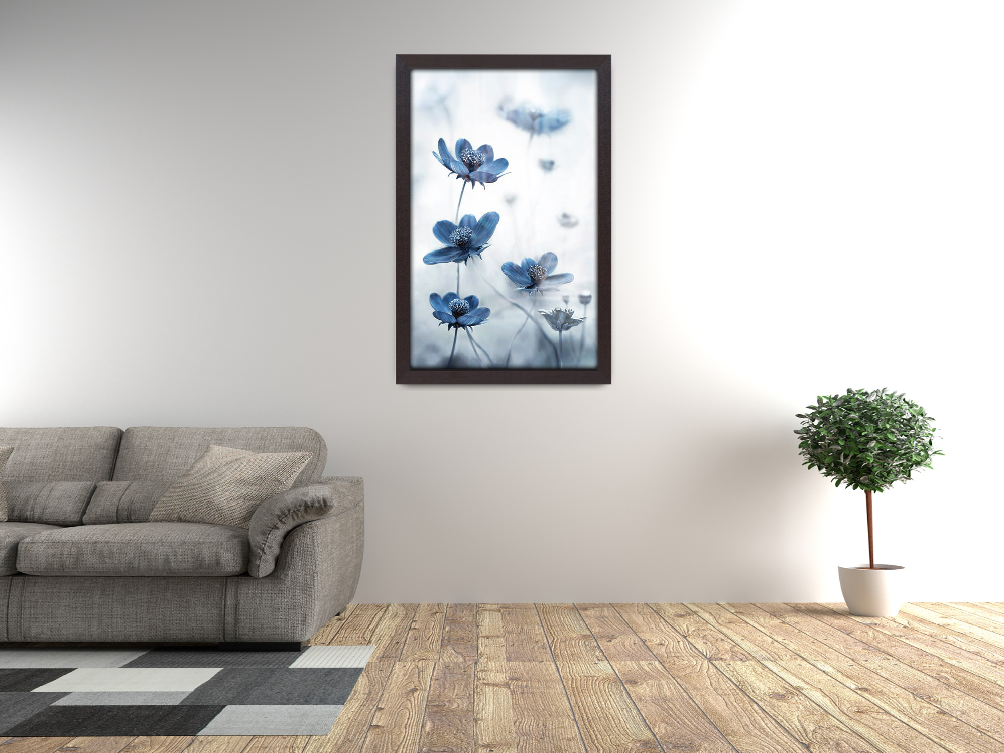 ( 60 x 80 CM ) / 32x 24 Inch  |  Picture Frames - MDF
 -  [ Mahogany ]