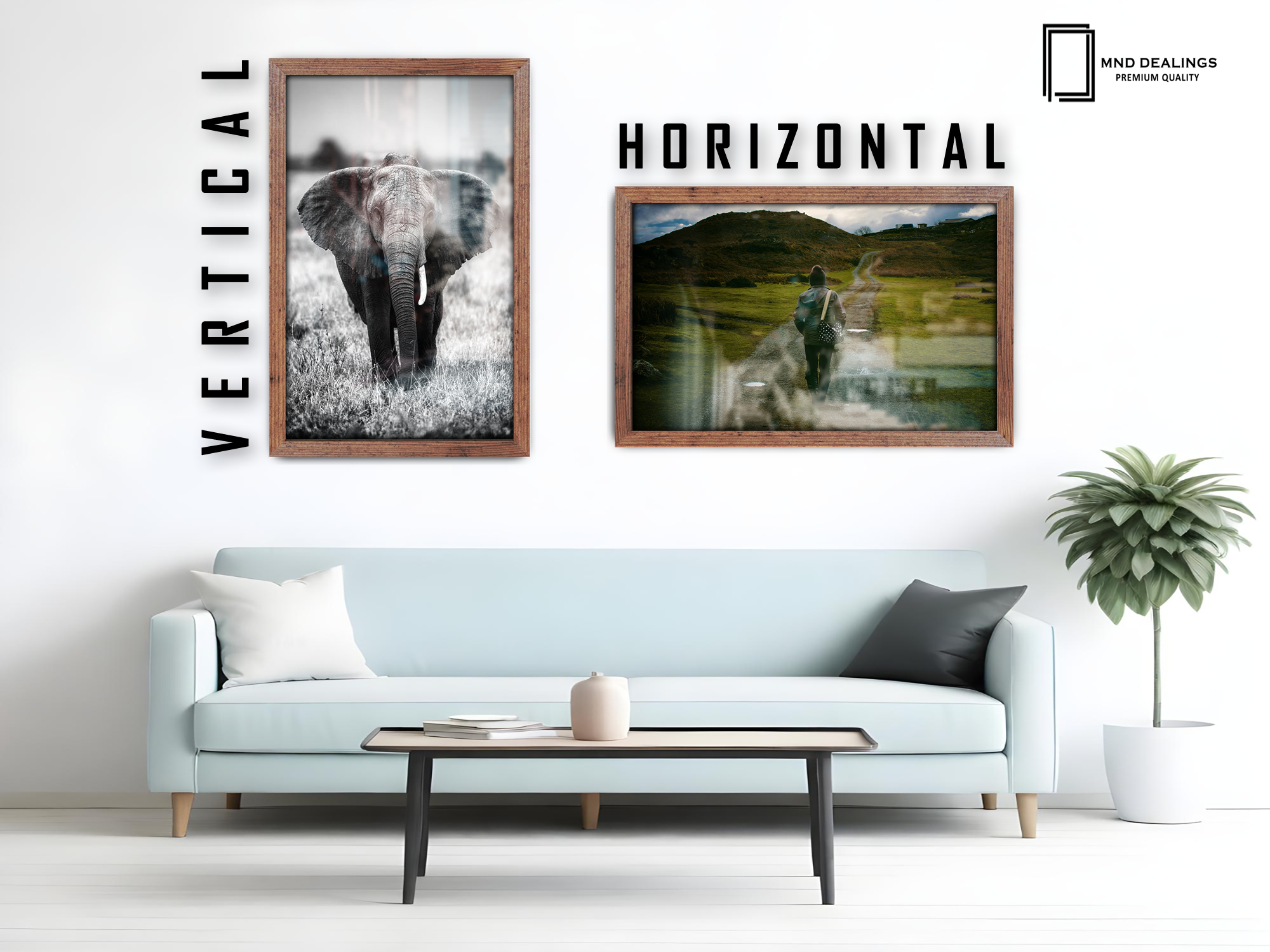 ( 60 x 80 CM ) / 32x 24 Inch  |  Picture Frames - MDF
 -  [ Rustic ]