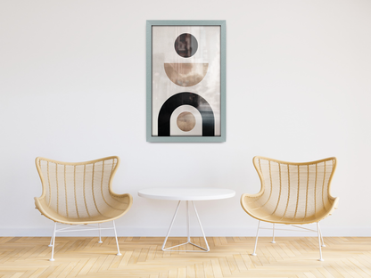 ( 60 x 80 CM ) / 32x 24 Inch  |  Display Frame - MDF
 -  [ Silver ]