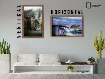 ( 60 x 80 CM ) / 32x 24 Inch  |  Poster Frames - MDF
 -  [ Walnut ]