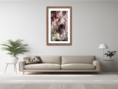 ( 60 x 80 cm ) / 32 x 24 Inch with 70 x 50 cm White Mount Picture Frames - MDF