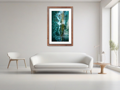 ( 60 x 80 cm ) / 32 x 24 Inch with 70 x 50 cm White Mount Picture Frames - MDF