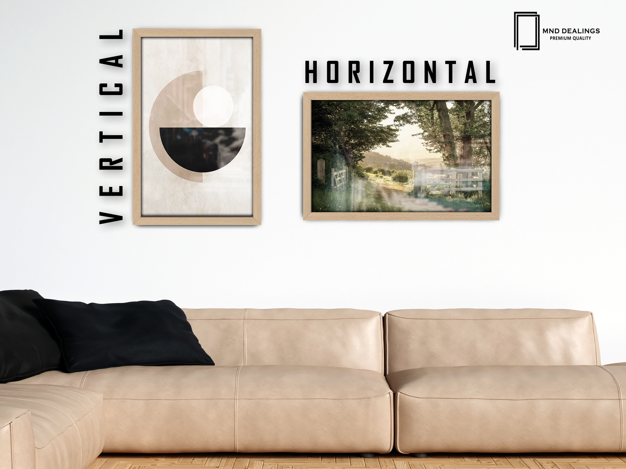 ( 60 x 85 CM ) / 34 x 24 Inch  |  Photo Frames - MDF
 -  [ Beech ]