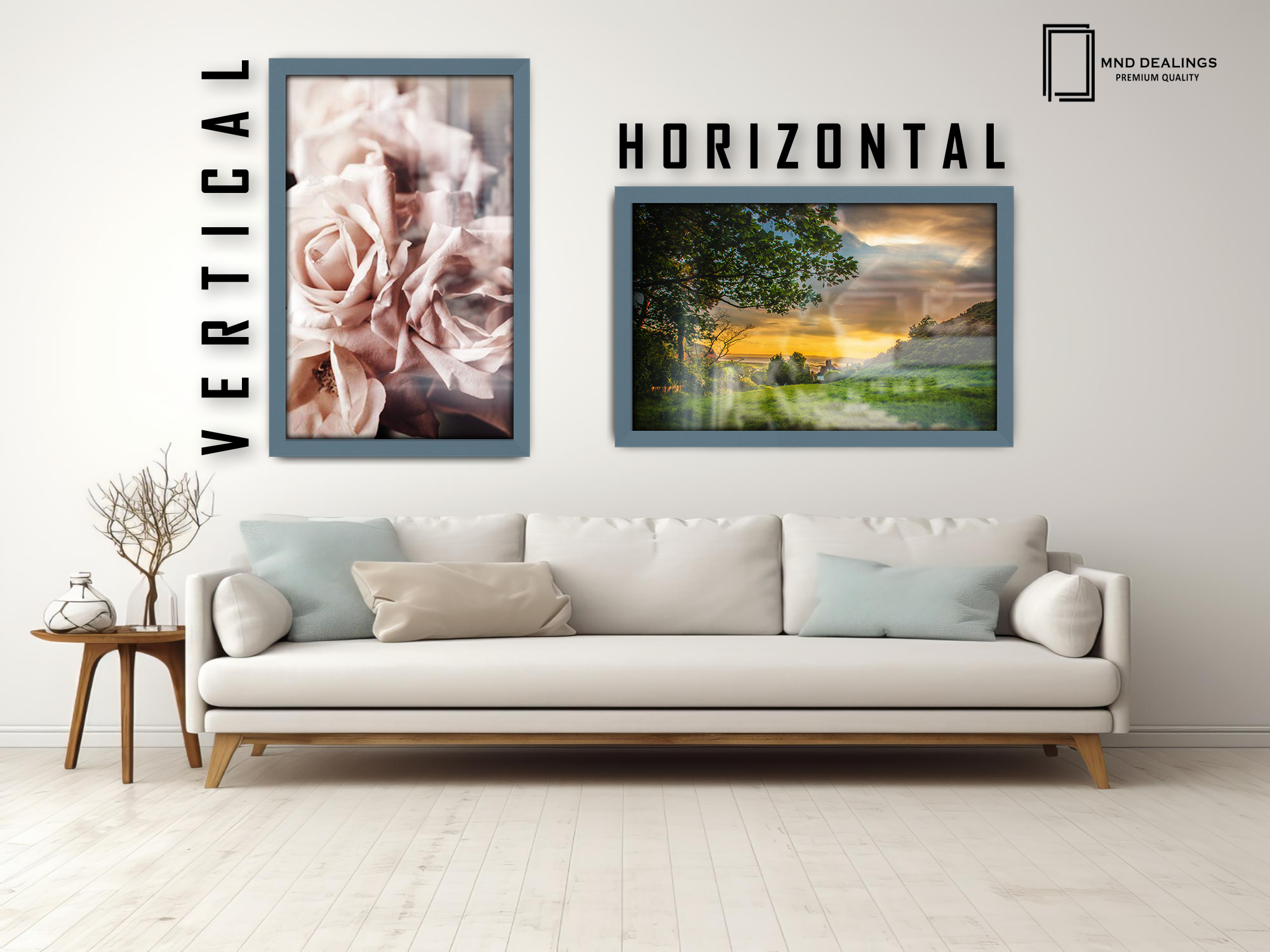 ( 60 x 85 CM ) / 34 x 24 Inch Frames - MDF
