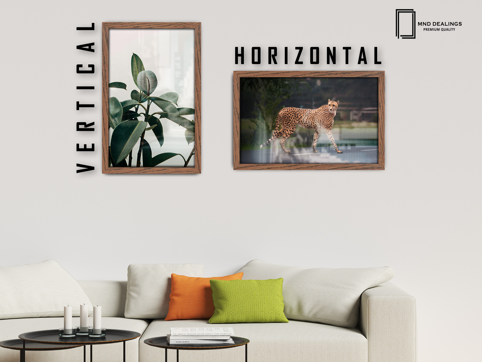 ( 60 x 85 CM ) / 34 x 24 Inch Frames - MDF