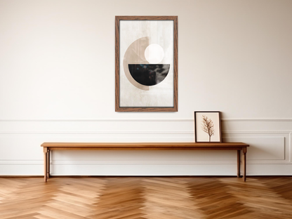 ( 60 x 85 CM ) / 34 x 24 Inch  |  Display Frame - MDF
 -  [ Dark Oak ]