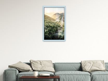 ( 60 x 85 CM ) / 34 x 24 Inch  |  Display Frame - MDF
 -  [ Light Grey ]