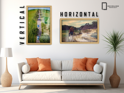 ( 60 x 85 CM ) / 34 x 24 Inch  |  Frames - MDF
 -  [ Pine ]