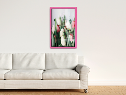 ( 60 x 85 CM ) / 34 x 24 Inch  |  Frames - MDF
 -  [ Pink ]