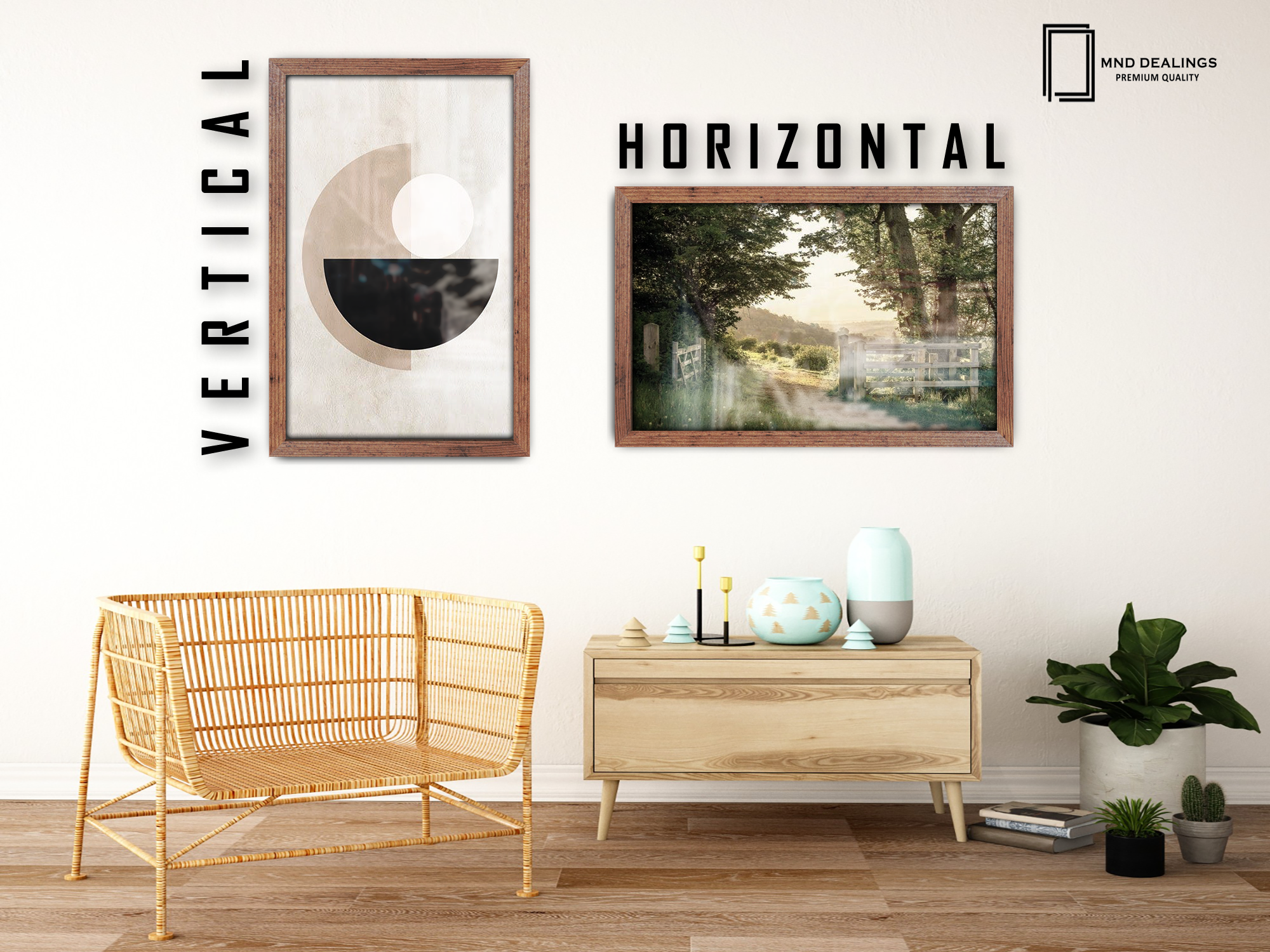 ( 60 x 85 CM ) / 34 x 24 Inch  |  Poster Frames - MDF
 -  [ Rustic ]
