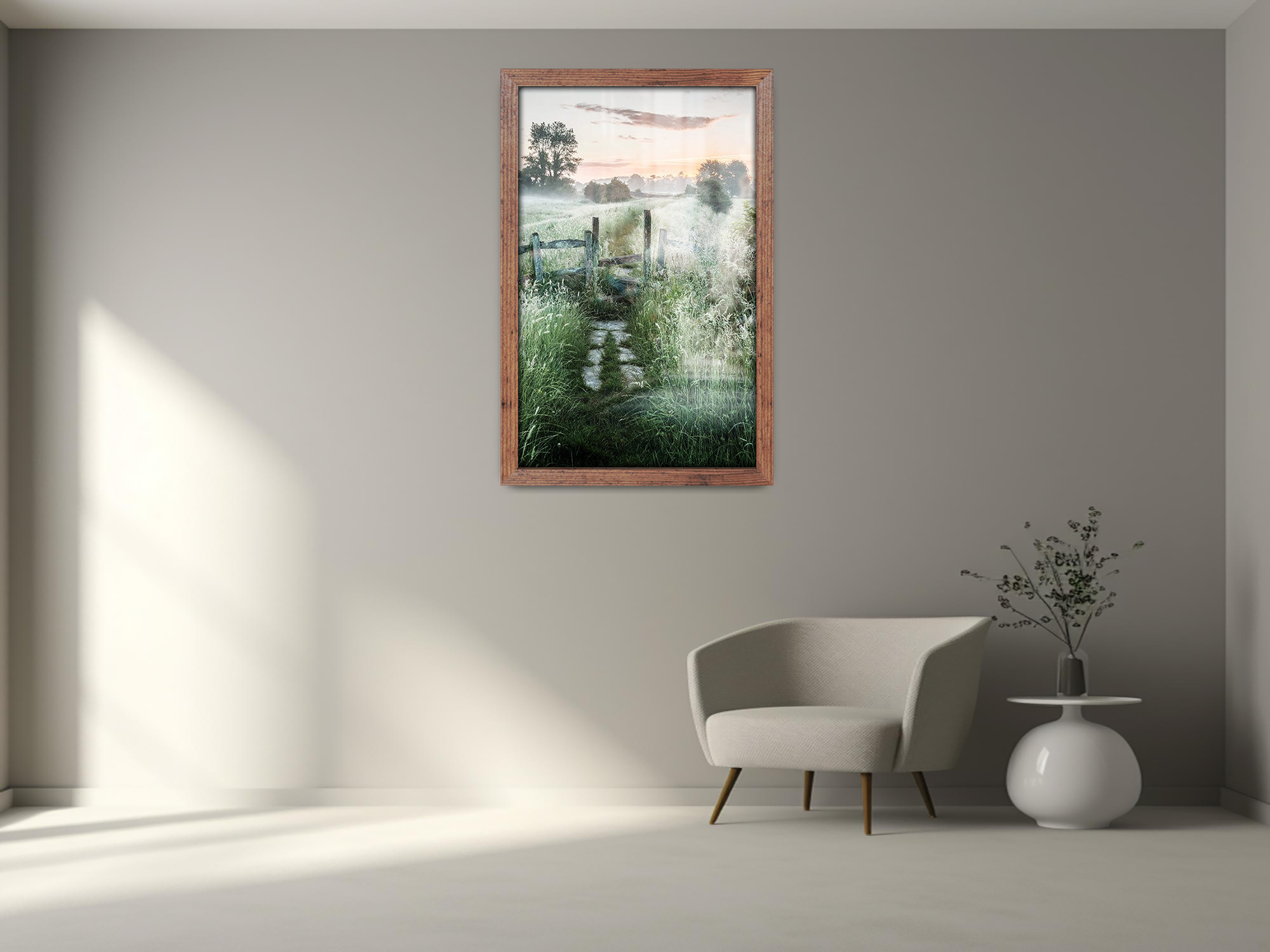 ( 60 x 85 CM ) / 34 x 24 Inch  |  Poster Frames - MDF
 -  [ Rustic ]
