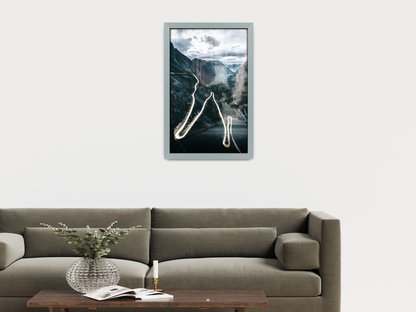 ( 60 x 85 CM ) / 34 x 24 Inch  |  Photo Frames - MDF
 -  [ Silver ]