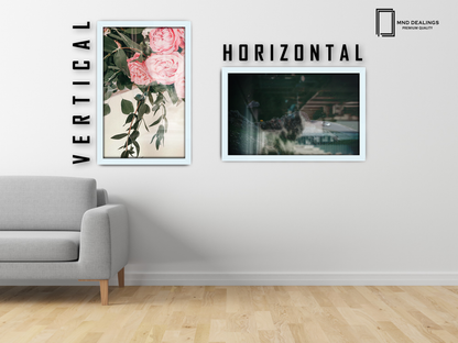 ( 60 x 85 CM ) / 34 x 24 Inch  |  Photo Frames - MDF
 -  [ White ]