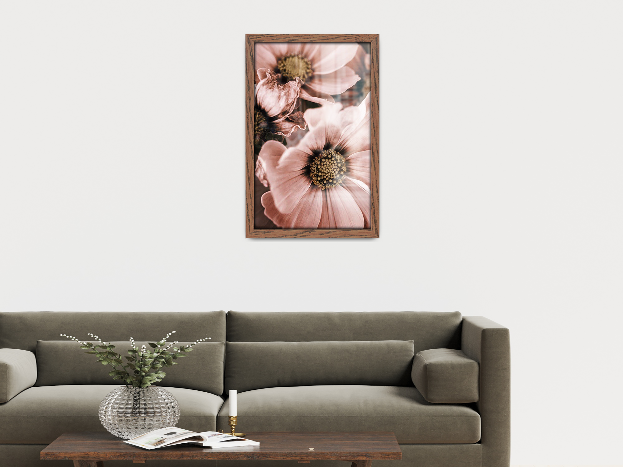 ( 60 x 90 CM ) / 36 x 24 Inch  |  Frames - MDF
 -  [ Dark Oak ]