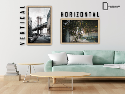 ( 60 x 90 CM ) / 36 x 24 Inch  |  Frames - MDF
 -  [ Oak ]