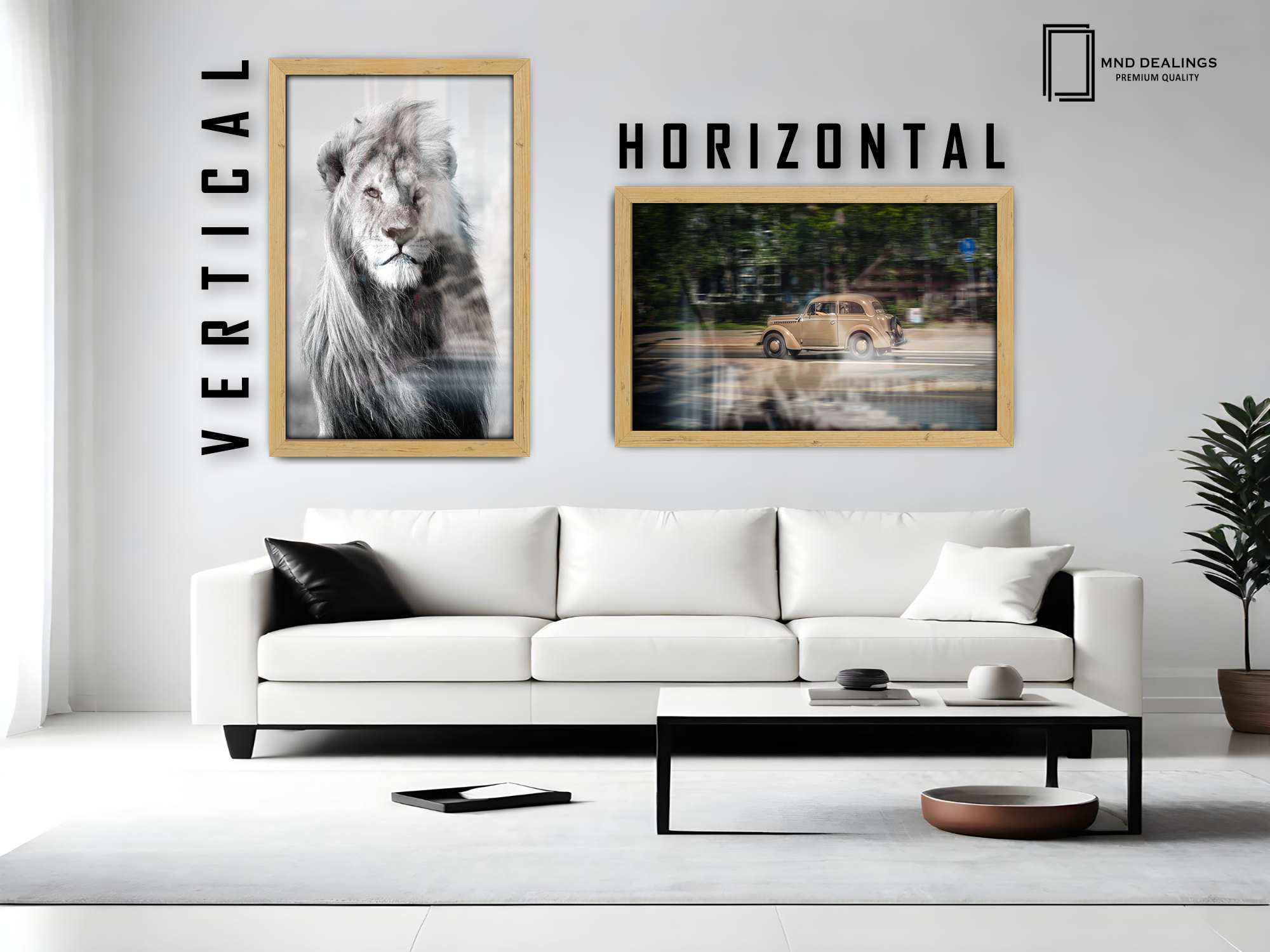 ( 60 x 90 CM ) / 36 x 24 Inch Poster Frames - MDF