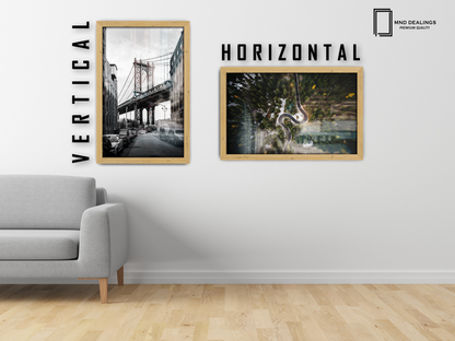 ( 60 x 90 CM ) / 36 x 24 Inch  |  Art Frames - MDF
 -  [ Pine ]
