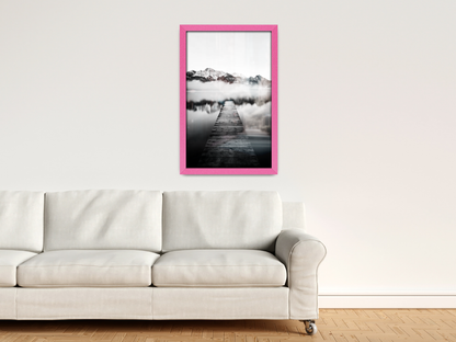 ( 60 x 90 CM ) / 36 x 24 Inch  |  Frames - MDF
 -  [ Pink ]
