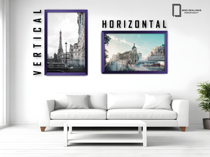 ( 60 x 90 CM ) / 36 x 24 Inch  |  Display Frame - MDF
 -  [ Purple ]
