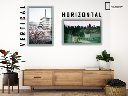 ( 60 x 90 CM ) / 36 x 24 Inch  |  Frames - MDF
 -  [ Silver ]