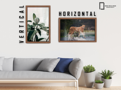 ( 60 x 90 CM ) / 36 x 24 Inch  |  Art Frames - MDF
 -  [ Walnut ]
