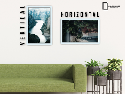 ( 60 x 90 CM ) / 36 x 24 Inch  |  Poster Frames - MDF
 -  [ White ]
