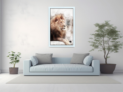 ( 60 x 90 CM ) / 36 x 24 Inch  |  Poster Frames - MDF
 -  [ White ]