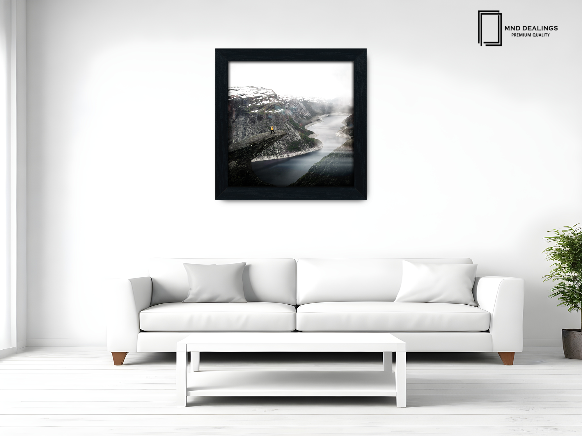 ( 65 x 65 CM ) / 26 x 26 Inch  |  Photo Frames - MDF
 -  [ Black ]