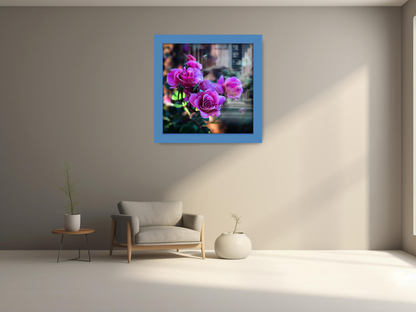 ( 65 x 65 CM ) / 26 x 26 Inch  |  Picture Frames - MDF
 -  [ Blue ]