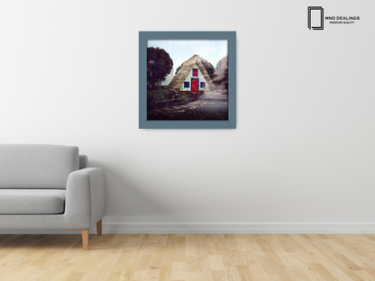 ( 65 x 65 CM ) / 26 x 26 Inch  |  Art Frames - MDF
 -  [ Dark Grey ]