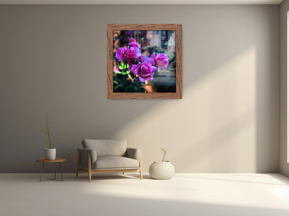 ( 65 x 65 CM ) / 26 x 26 Inch  |  Frames - MDF
 -  [ Dark Oak ]