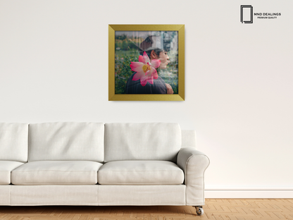 ( 65 x 65 CM ) / 26 x 26 Inch  |  Poster Frames - MDF
 -  [ Gold ]