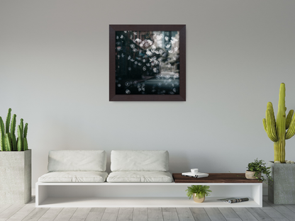( 65 x 65 CM ) / 26 x 26 Inch  |  Frames - MDF
 -  [ Mahogany ]