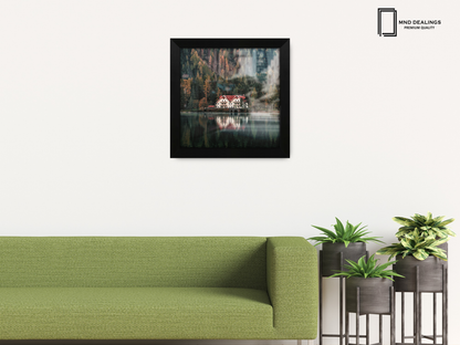 ( 65 x 65 CM ) / 26 x 26 Inch  |  Frames - MDF
 -  [ Matt Black ]