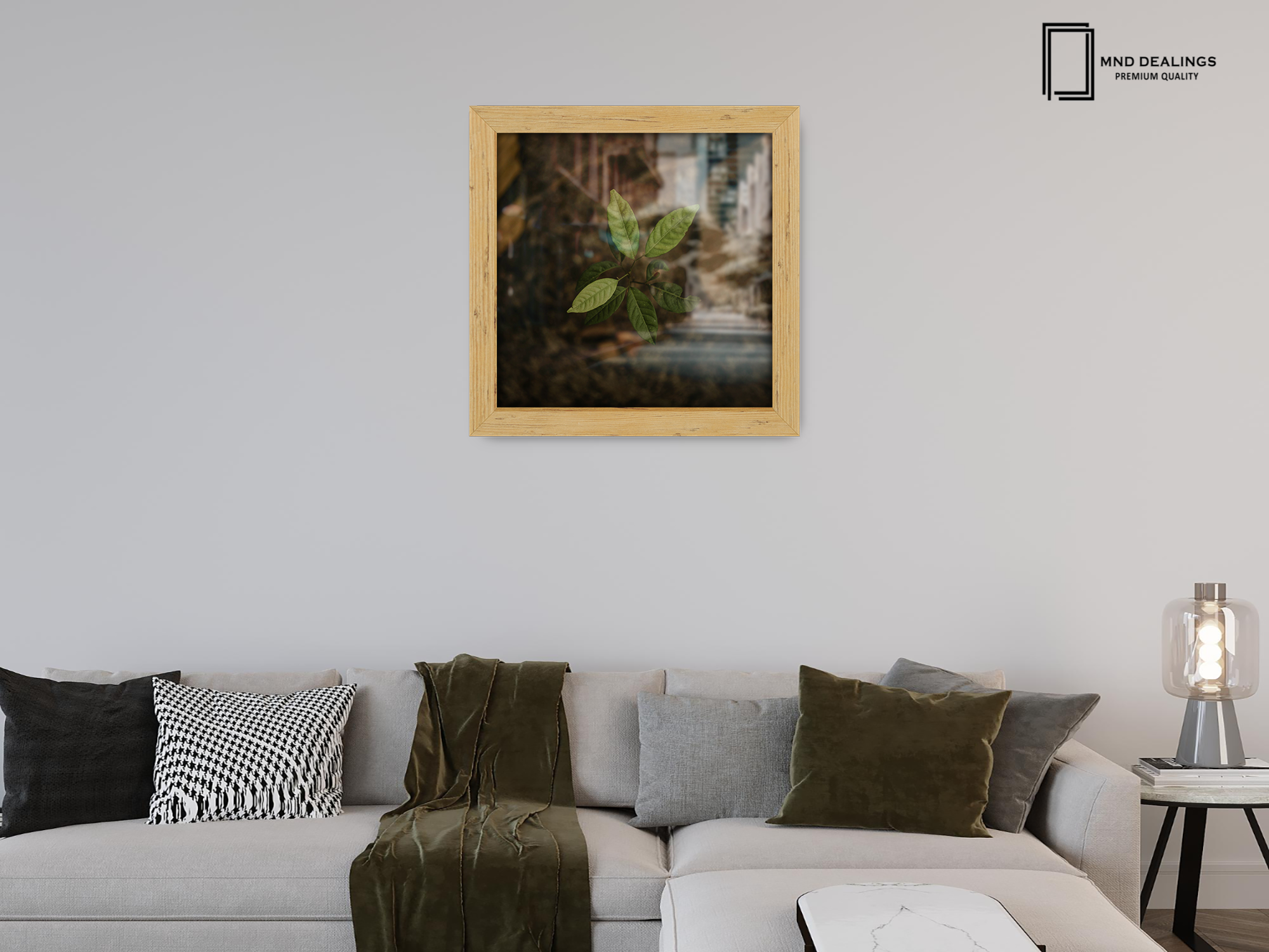 ( 65 x 65 CM ) / 26 x 26 Inch  |  Display Frame - MDF
 -  [ Pine ]