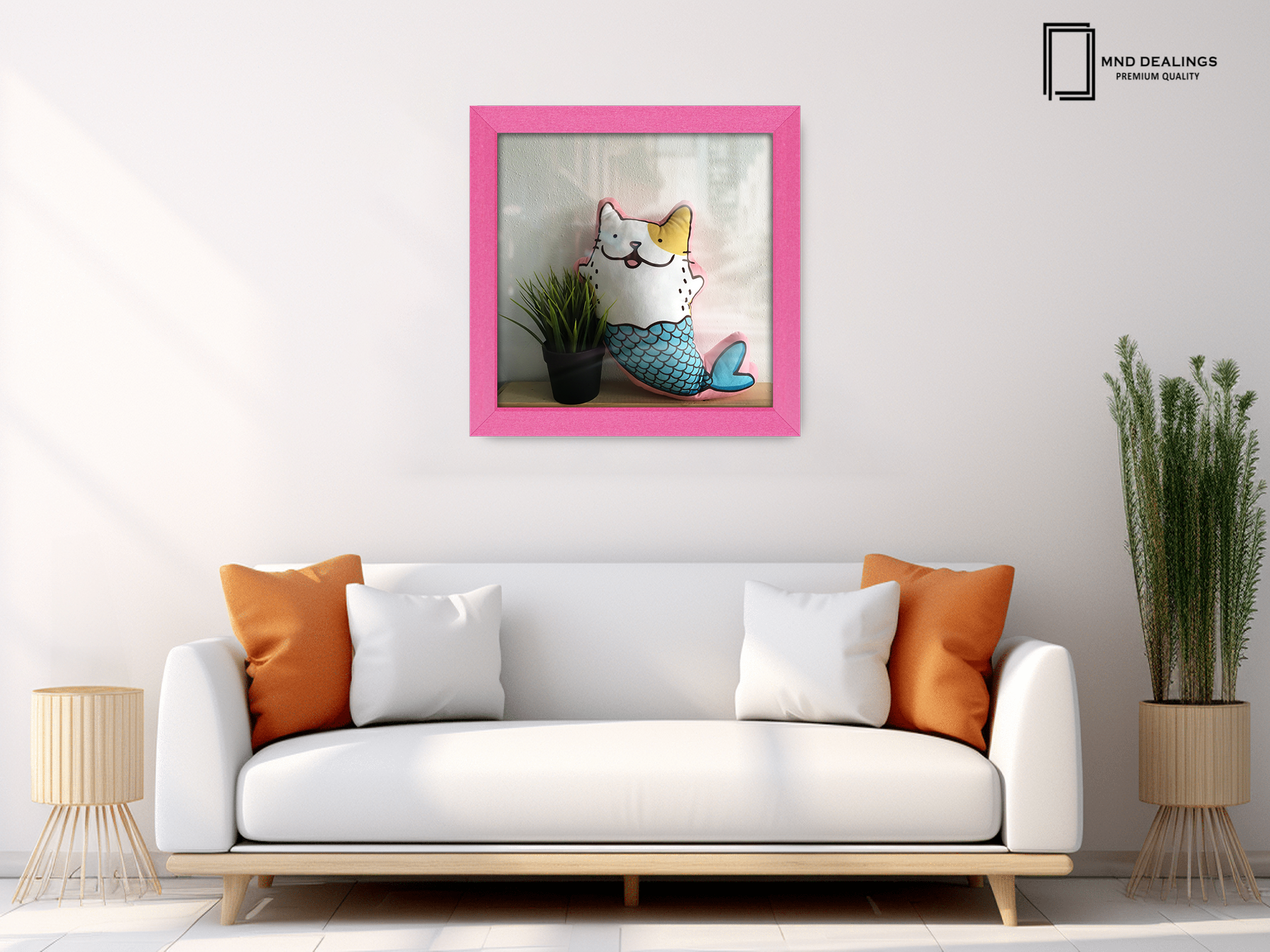 ( 65 x 65 CM ) / 26 x 26 Inch  |  Poster Frames - MDF
 -  [ Pink ]
