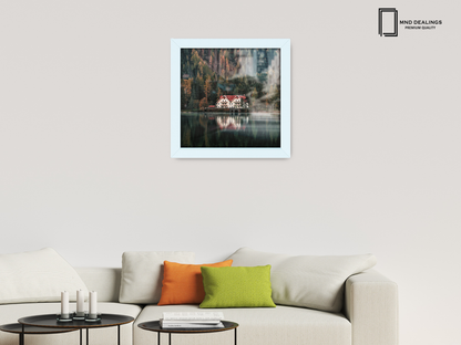( 65 x 65 CM ) / 26 x 26 Inch  |  Frames - MDF
 -  [ White ]