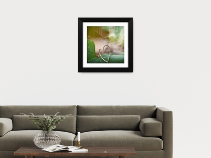 ( 65 x 65 Cm ) / 26 x 26 Inch with 55 x 55 Cm White Mount Display Frame - MDF