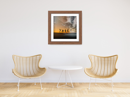 ( 65 x 65 Cm ) / 26 x 26 Inch with 55 x 55 Cm White Mount Display Frame - MDF