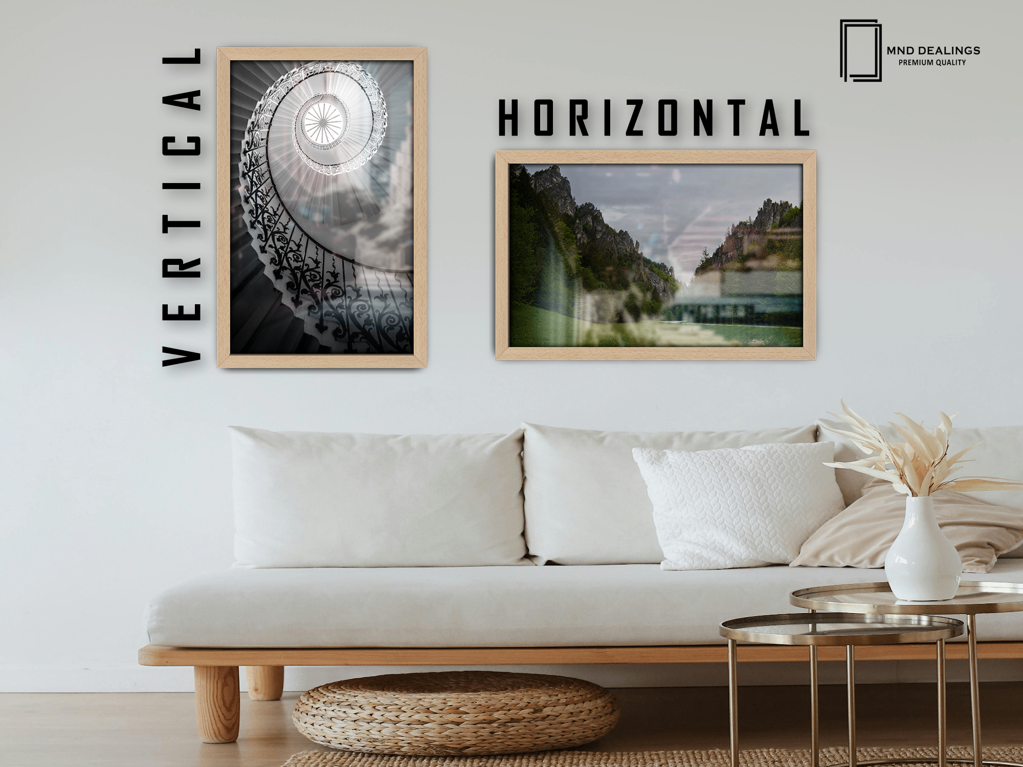 ( 70 x 100 CM ) / 40 x 28 Inch  |  Poster Frames - MDF
 -  [ Beech ]