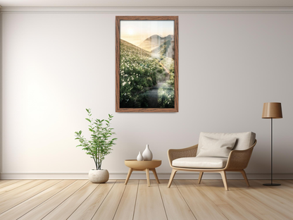 ( 70 x 100 CM ) / 40 x 28 Inch  |  Art Frames - MDF
 -  [ Dark Oak ]