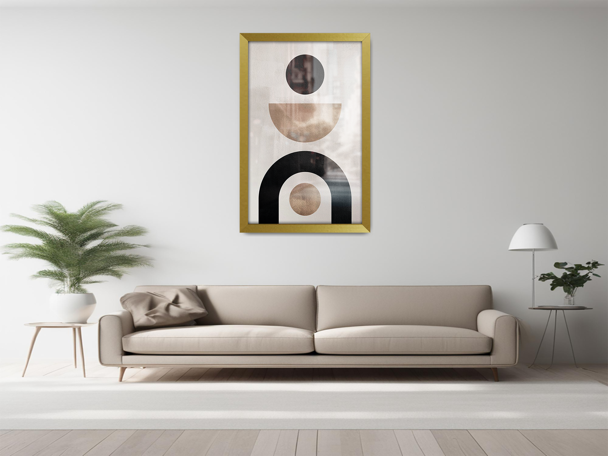 ( 70 x 100 CM ) / 40 x 28 Inch  |  Art Frames - MDF
 -  [ Gold ]