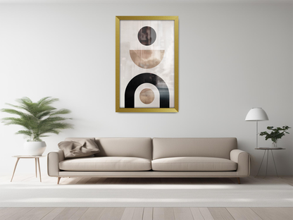( 70 x 100 CM ) / 40 x 28 Inch  |  Art Frames - MDF
 -  [ Gold ]