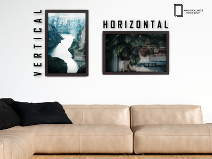 ( 70 x 100 CM ) / 40 x 28 Inch  |  Frames - MDF
 -  [ Mahogany ]