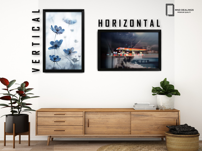 ( 70 x 100 CM ) / 40 x 28 Inch  |  Poster Frames - MDF
 -  [ Matt Black ]
