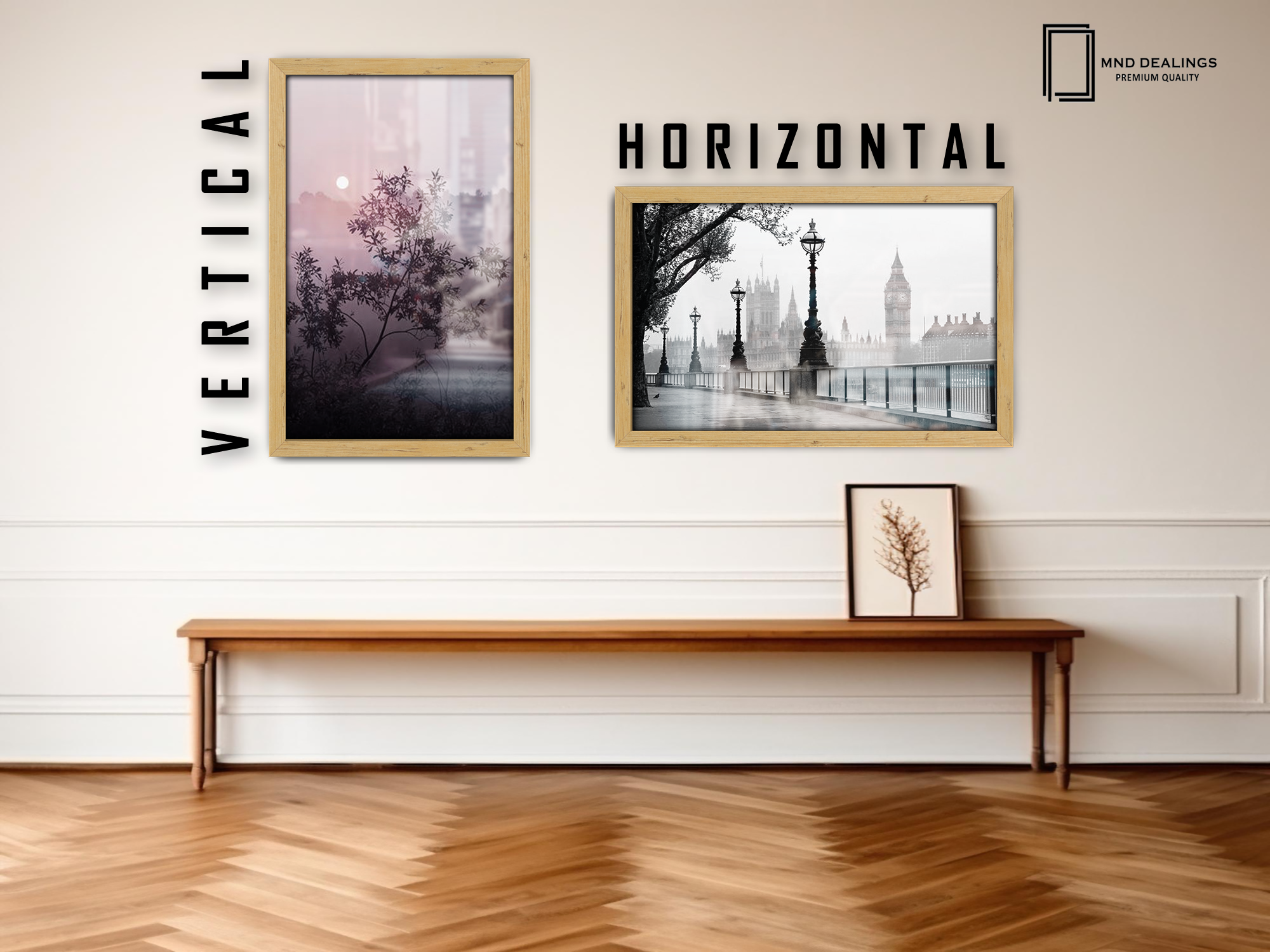 ( 70 x 100 CM ) / 40 x 28 Inch  |  Poster Frames - MDF
 -  [ Pine ]