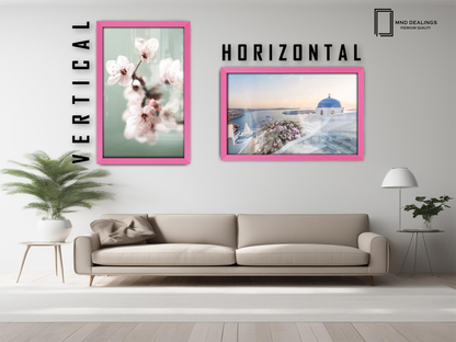 ( 70 x 100 CM ) / 40 x 28 Inch  |  Art Frames - MDF
 -  [ Pink ]