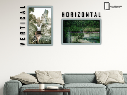( 70 x 100 CM ) / 40 x 28 Inch  |  Picture Frames - MDF
 -  [ Silver ]